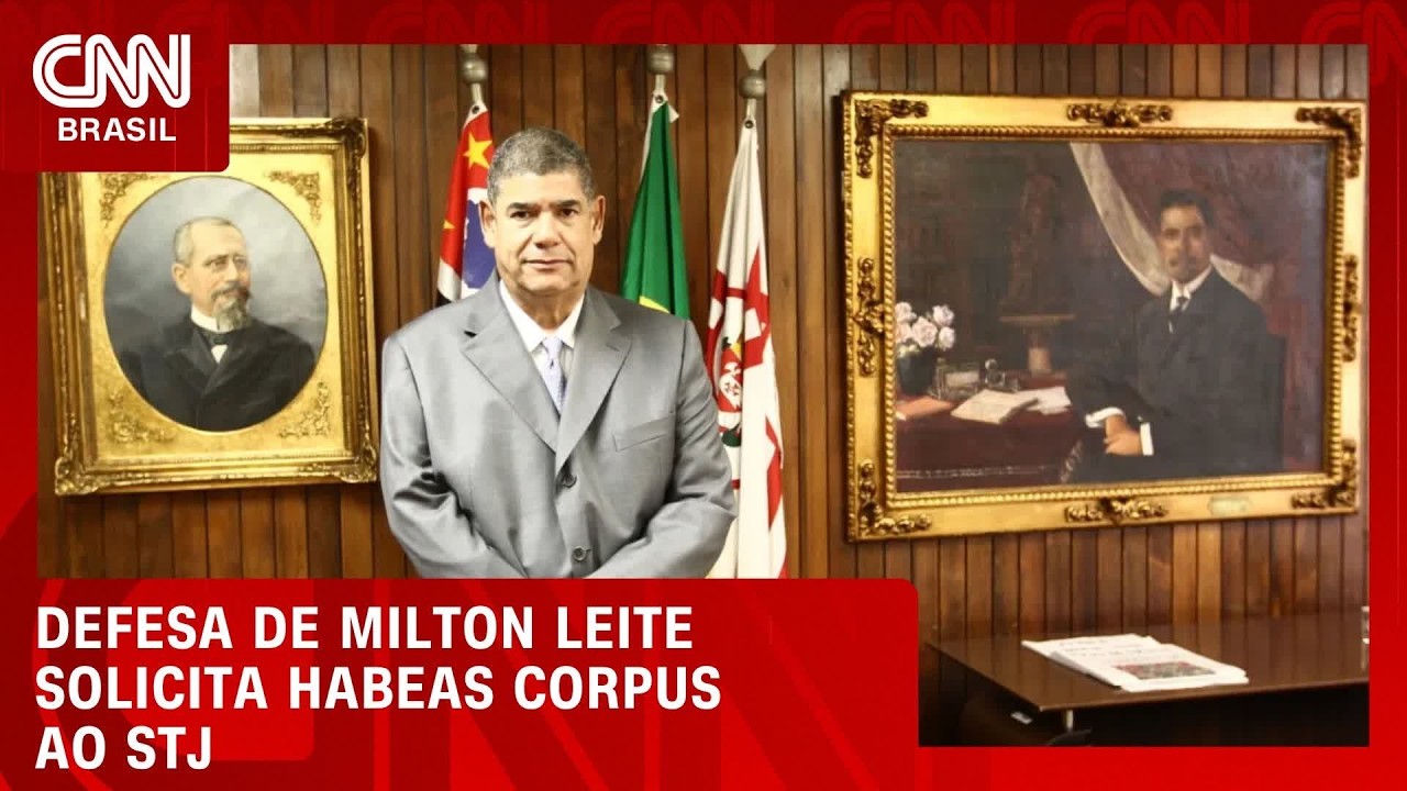 Defesa de Milton Leite entra com pedido de habeas corpus no STJ | CNN NOVO DIA