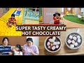 EASY AND TASTY CREAMY HOT CHOCOLATE DRINKഉം വീട്ടിലെ കുറച്ച് വ�