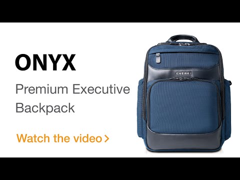EVERKI Onyx Premium Business Executive 15.6/17.3 Laptop Backpack, Travel Friendly (EKP132N)