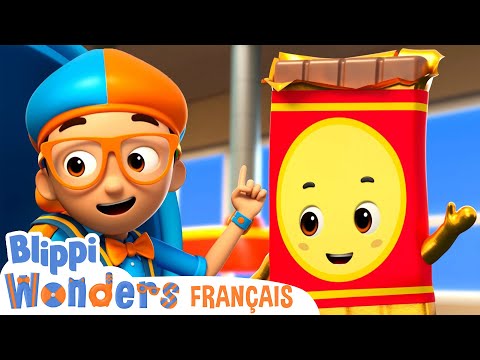 La chocolaterie - Les découvertes de Blippi en français | Vidéos éducatives pour enfants