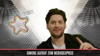 Simons Aufruf zum Webvideopreis