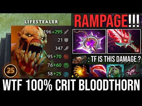WTF 100% Crit Bloodthorn 3Hits Delete Tanky Heroes Even Pro Juggernaut Can't Beat Him - DotA 2 LS