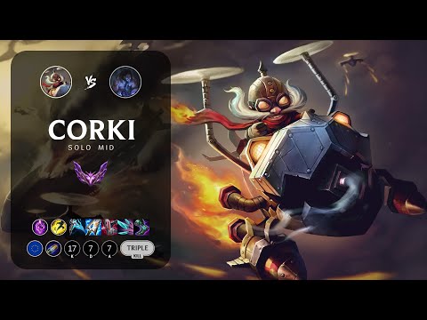 Corki Mid vs Sylas - EUW Master Patch 13.3