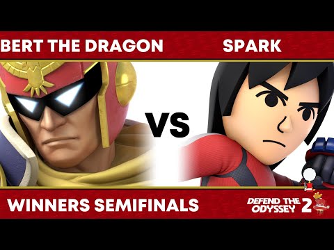 Defend the Odyssey 2 - Bert the Dragon (C Falcon) VS SparK (Mii Brawler) - Winners Semifinals - SSBU