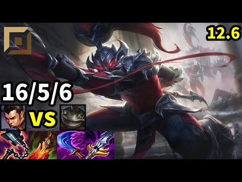 Xin Zhao Top vs Tahm Kench - KR Master | Patch 12.6