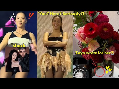 ZAYN MALIK SHOWS UP AT DEADLINE CONCERT YESTERDAY TO SEE JISOO??🤣 Look at her reaction!