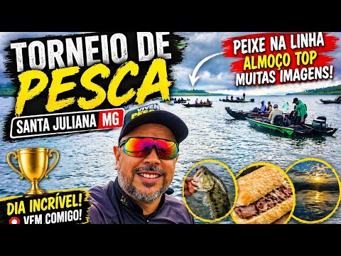 TORNEIO DE PESCA EM SANTA JULIANA MG  | PEIXE NA LINHA + ALMOÇO TOP!