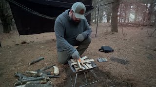 Solo Camping in Deep Forest - Coyotes Surround Camp