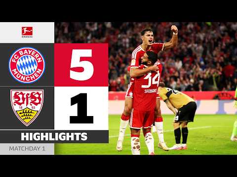 Bayern 5-1 Stuttgart | Bundesliga
