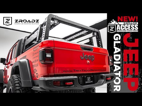 Jeep Gladiator Overland Access Rack with ACCESS Side Gates from ZROADZ