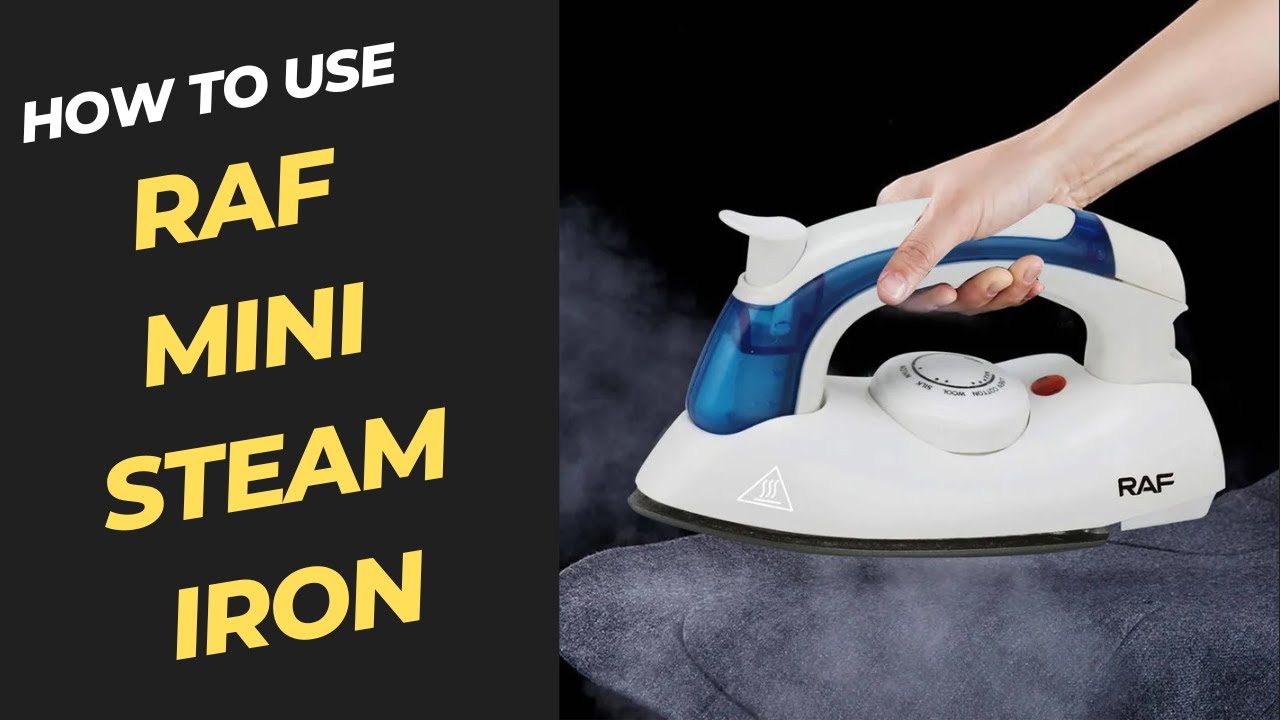 RAF Mini Steam Iron  | Mini Electric Portable Steamer Iron for Travel with Temperature Control