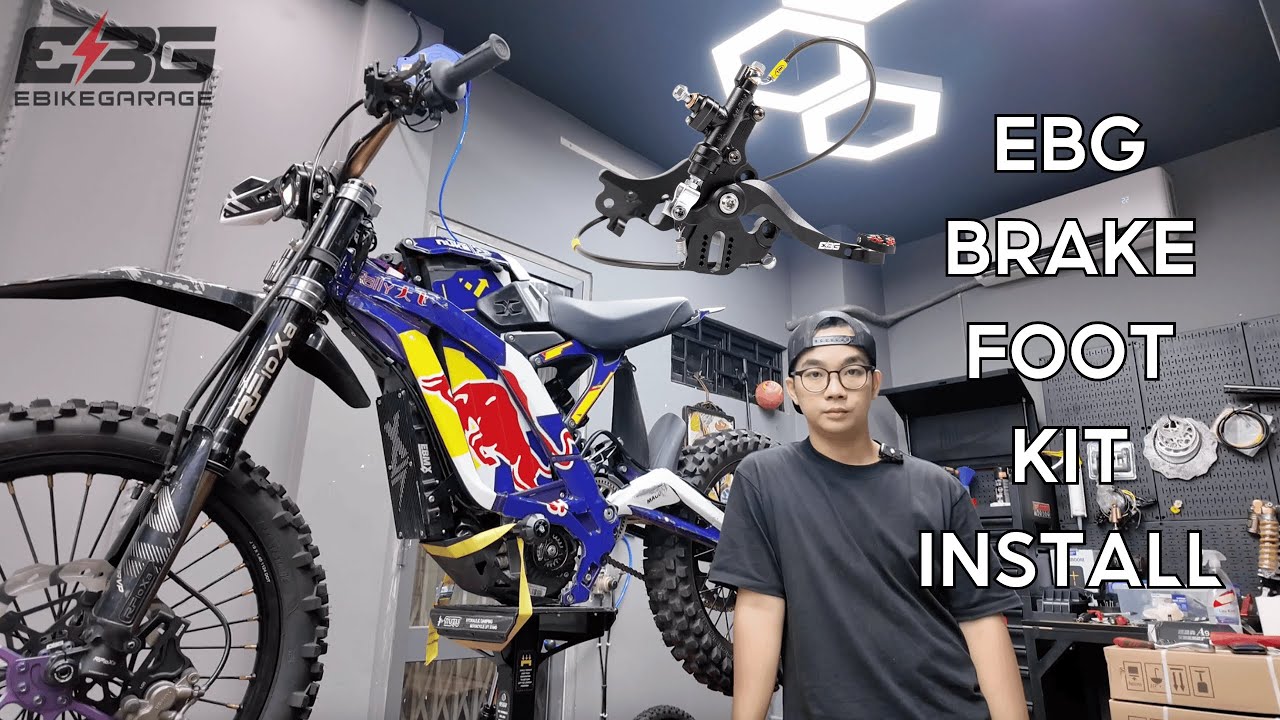 How to Bleed Motorcycle Brakes on Surron + Install the EBG Footbrake Kit