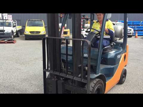 GA0803 - 2008 Toyota 32-8FG15 1.5 Tonne Forklift with 2 Stage Clearview
