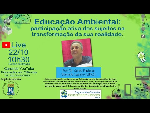 Educação ambiental: participação ativa dos sujeitos na transformação da sua realidade