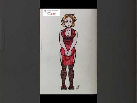 makio uzui, speed drawing #anime #drawing #makio #demonslayer #animeeart #animedrawing #art #fyp #fy