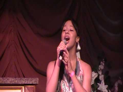 Primrose Martin sings National Anthem