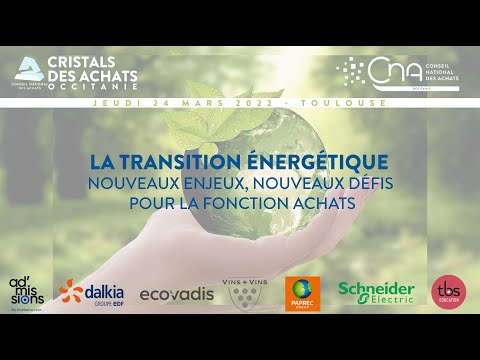 LA TRANSITION ENERGETIQUE | Cristal des Achats Occitanie 
