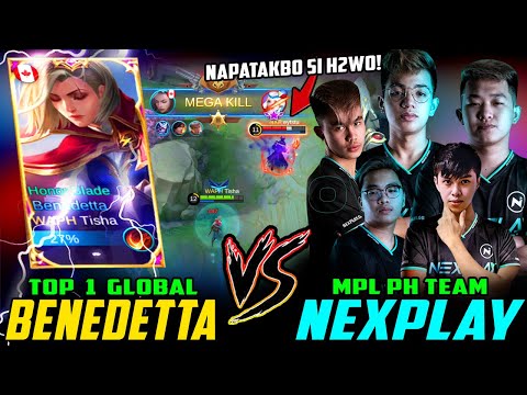 H2wo Napatakbo Sa Lakas ng Bene?! Top 1 Global Benedetta vs. Nexplay Squad with Gosu Basic!