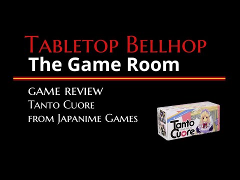 Tanto Cuore, an improvement on Dominion with a unique theme. Anime deck-building card game review.