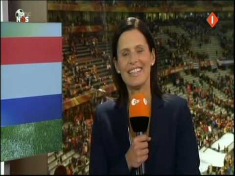 WK 2010 Nederland Spanje 0-1 INT. PERS FELICITEERT ORANJE