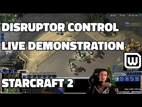 Starcraft 2 Protoss: Disruptor Control Live Demonstration