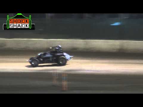 Wingless Sprints - Heat 3 - Maryborough Speedway - 22.11.14