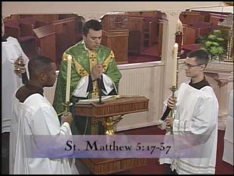 Homily 02-13-2011 - Fr. Wade Menezes, CPM - Sixth Sunday in Ordinary Time