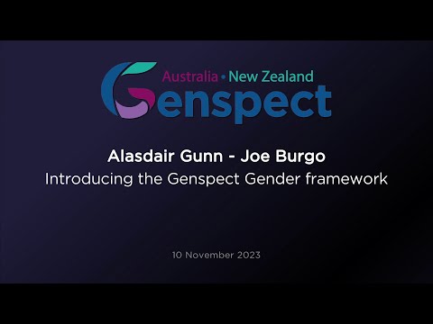Genspect Gender Framework — webinar met Alasdair Gunn en Joe Burgo