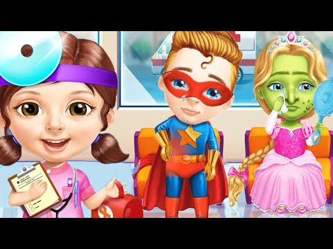 Sweet Baby Girl Superhero Hospital Care Kids Game - Fun Superhero Princess Fairy Care Makeover Fun