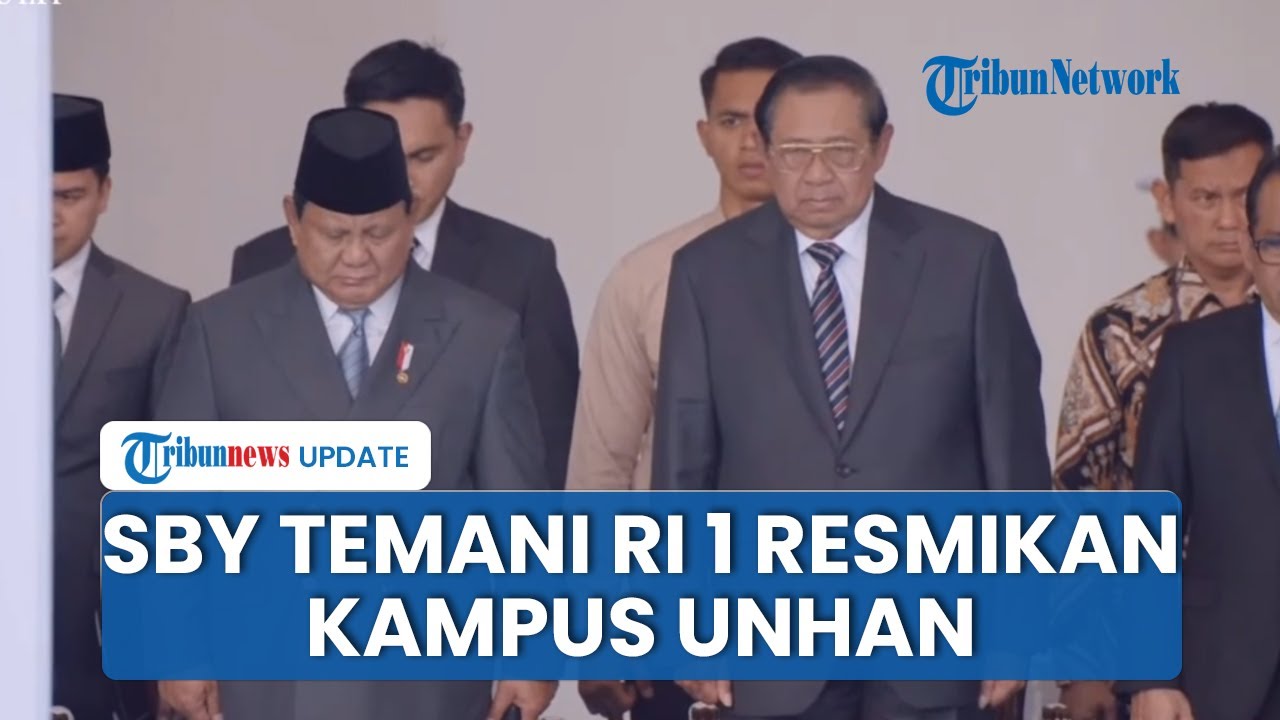 Momen Kedekatan Prabowo Ditemani SBY saat Resmikan Kampus Unhan, Gubernur Dedi Mulyadi Ikut Hadir