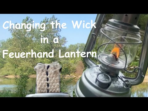 Changing the Wick in a Feuerhand Baby 276 Lantern!!