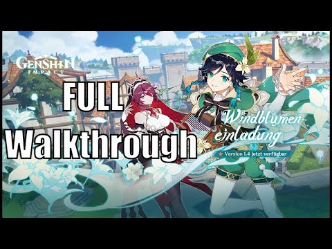 Windblume Festival | FULL Story Walkthrough