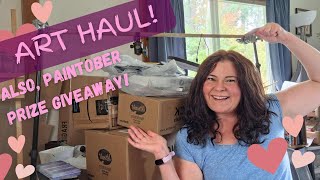 Art Haul, Win Prizes, and My Goals- It's Paintober Time!