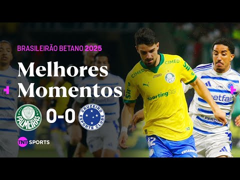 VERDÃO SEGUE LÍDER EM JOGO COM EXPULSÃO! PALMEIRAS 0X0 CRUZEIRO - MELHORES MOMENTOS
