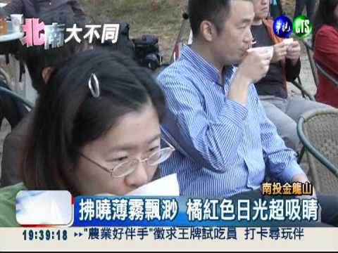 品茗觀日出 金龍山宛如人間仙境