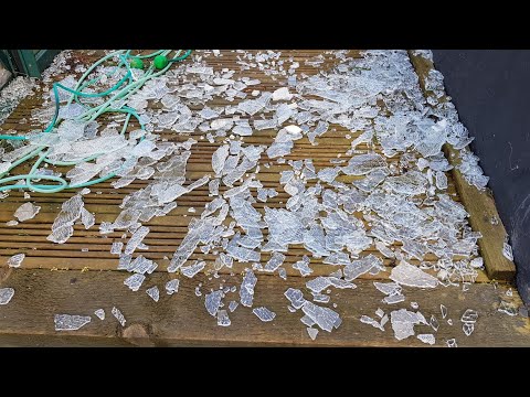 Storm Eunice damage my green house😭😭🇬🇧