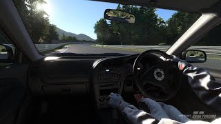 My First Gran Turismo_2  difficult driving with lancer