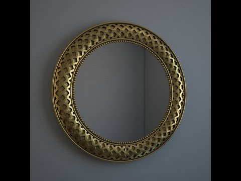 Modeling Decorative Mirror in 3ds max