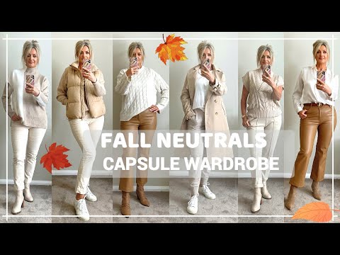 Fall/Autumn Capsule Wardrobe-How To Wear Neutrals