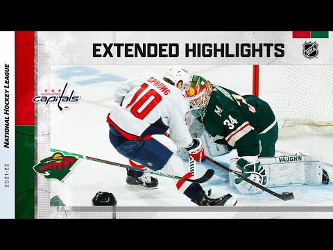 Washington Capitals vs Minnesota Wild Jan 8, 2022 HIGHLIGHTS