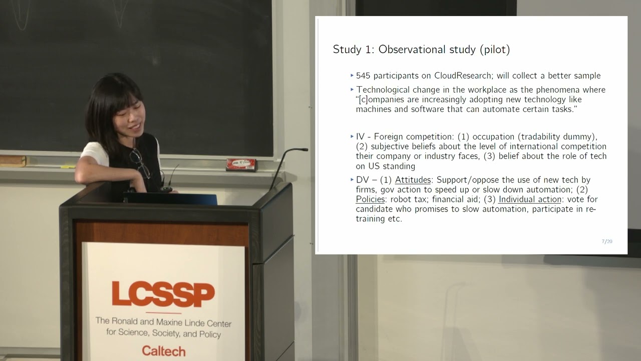 AI Workshop - Panel 1: Technological Change and Politics – Nicole Wu