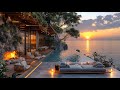 Sunset Serenity - Relaxing Ocean Sounds At An Attractive Beach - ASMR Sounds & Peaceful Ambiance