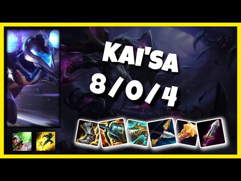 Kai'Sa vs Jhin EU Challenger BOT (8/0/4) - v10.25