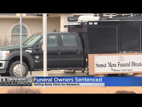 Funeral home owner accused of selling body parts gets 20 years in prison