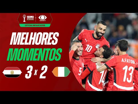 EGITO 3 X 2 COSTA DO MARFIM - MELHORES MOMENTOS | COPA AFRICANA DE NAÇÕES