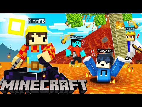 MINECRAFT pero TRINAYDOR sila PlayOfEl, PepeSanTV at McHero (Lava Rising)
