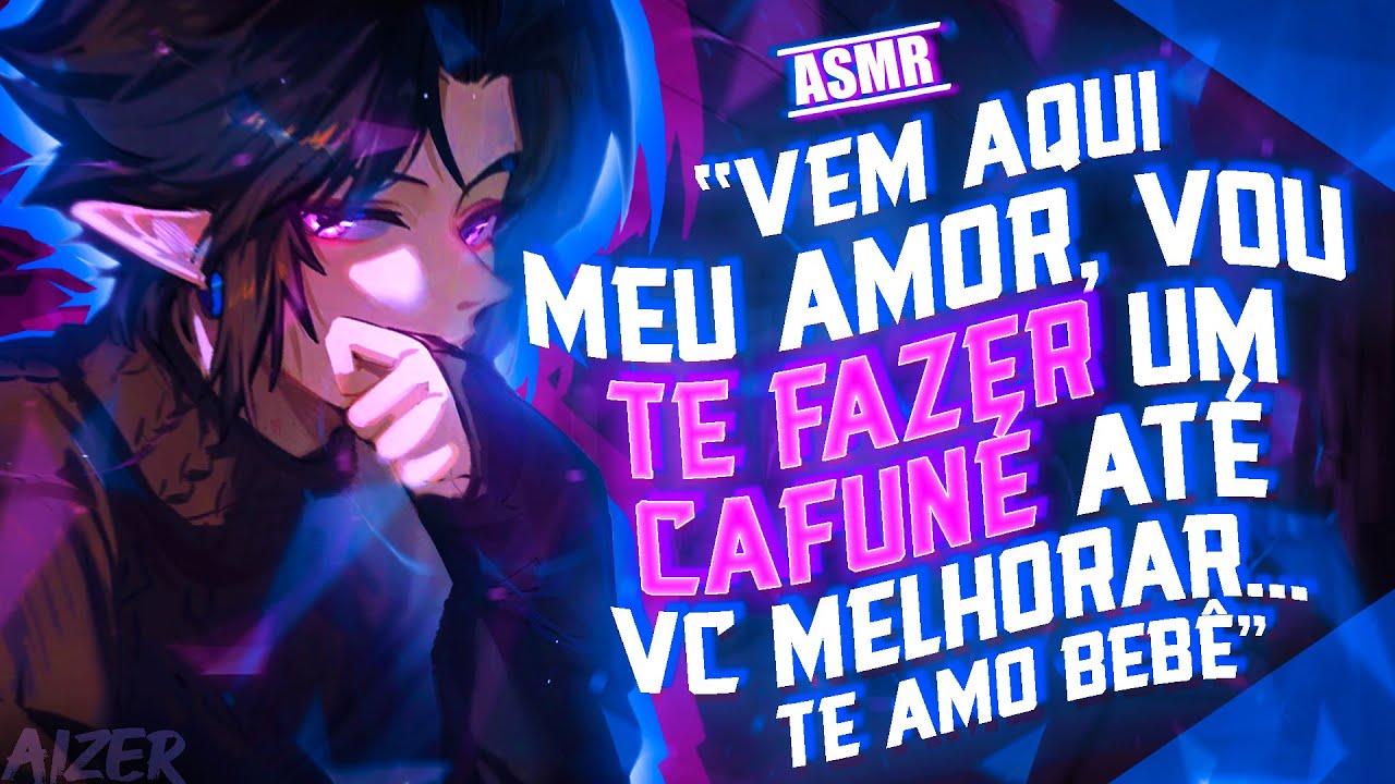 |ASMR| - NAMORADO CARINHOSO CUIDA DE VC DOENTE E FAZENDO VOCE DORMIR... [Fofo] [Dormindo] [Roleplay]