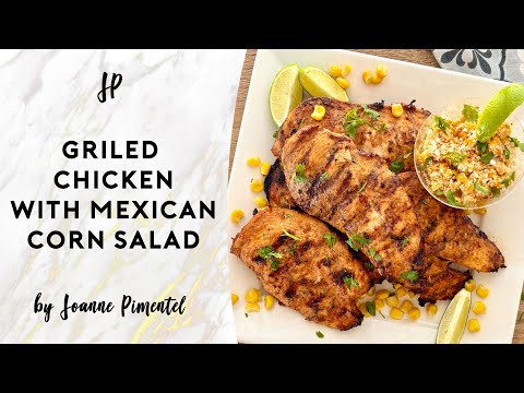 GRILLED CHICKEN WITH MEXICAN CORN IN A CUP | ESQUITES