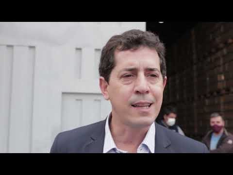 Sáenz, Katopodis y De Pedro verificaron las obras hídricas en el Parque Industrial de Salta