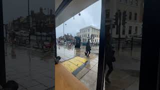 Uxbridge high street rainy view 😍 #shorts